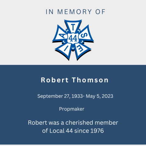 Robert Thomson- In Memoriam