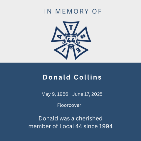 In memory of Donald Collins